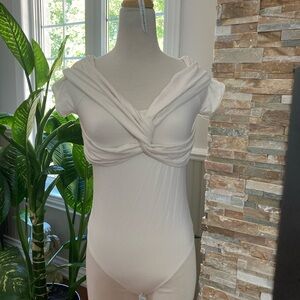 White bodysuit (new with tag!) 🤍